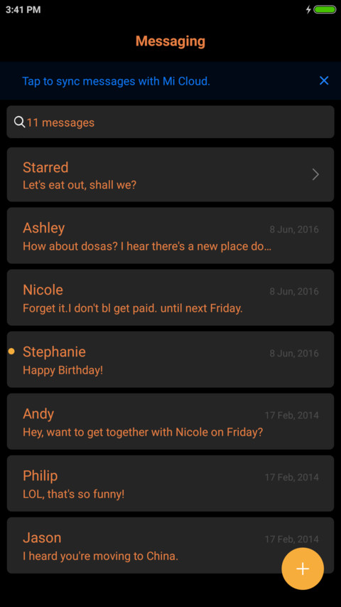 Nebula Dark ui screenshot