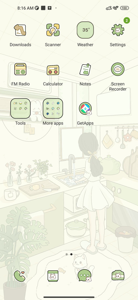 Kitchen diary screenshot