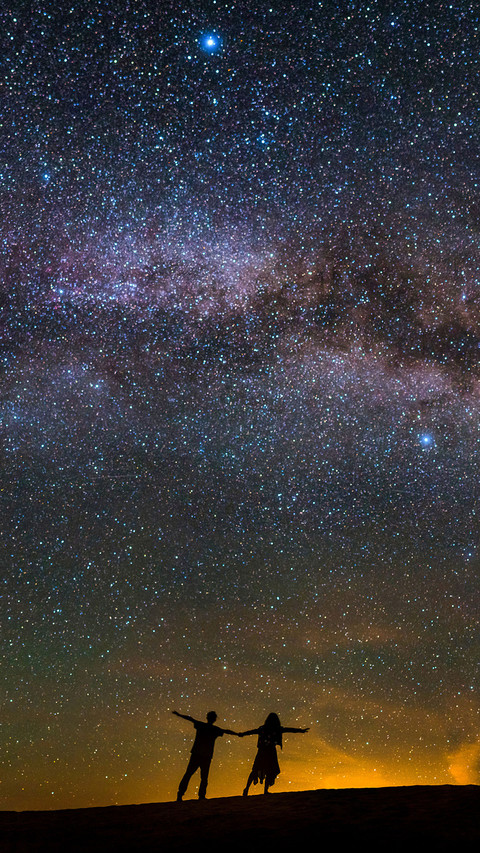 How to take photos of dry goods and starry sky in screenshot