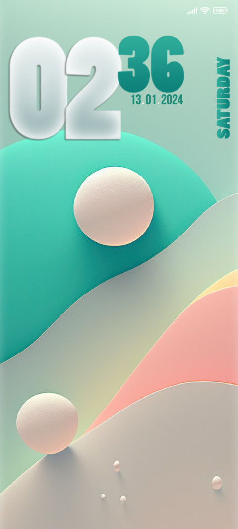 minimal pastels screenshot