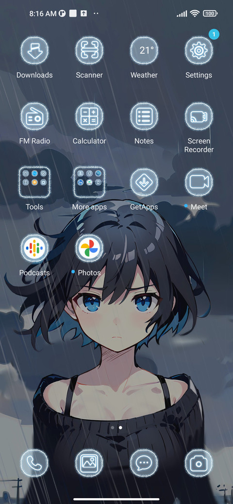 girl in the rain screenshot