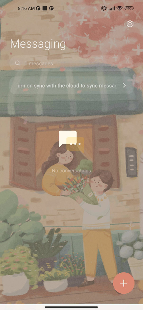 Bouquet of flowers screenshot