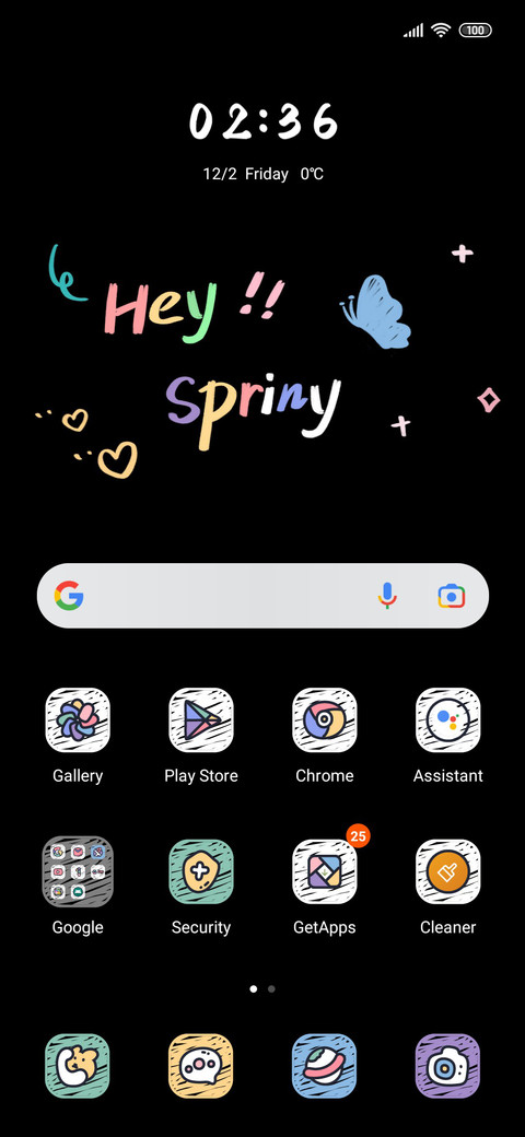 Graffiti flowers screenshot