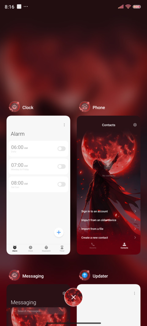 Upgrade alone screenshot