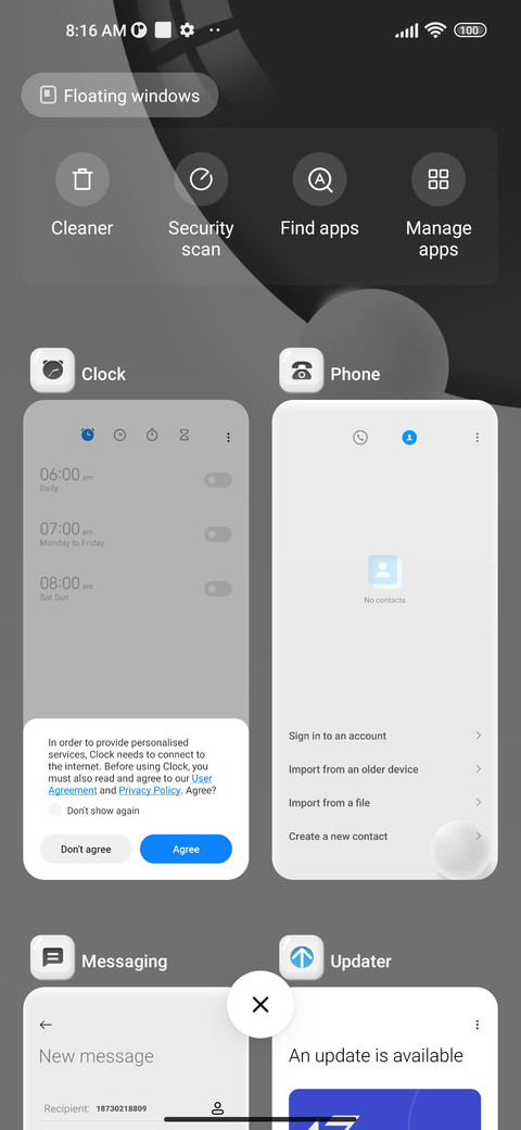 Minimalism screenshot