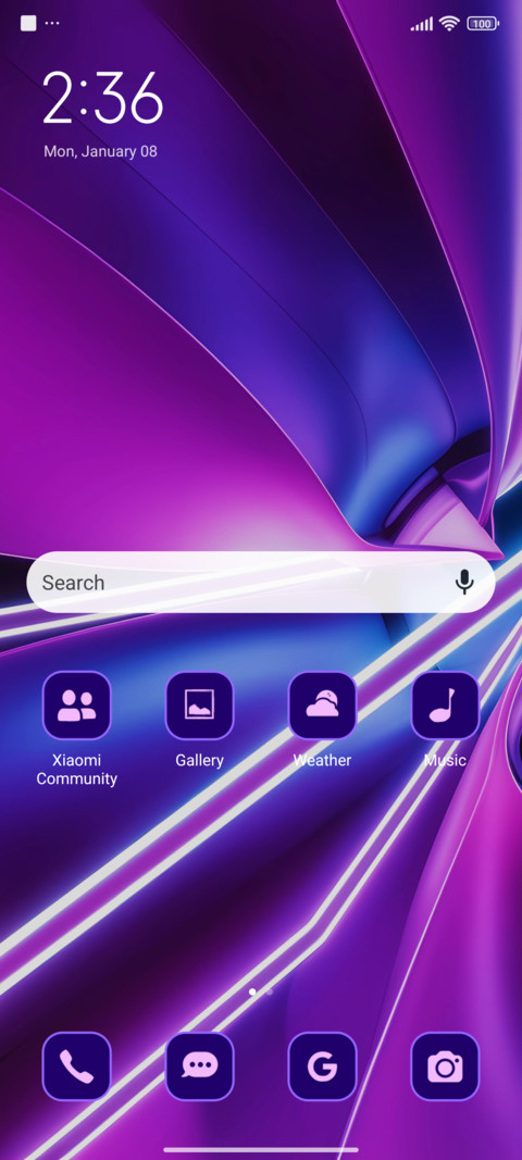 abstract purple screenshot