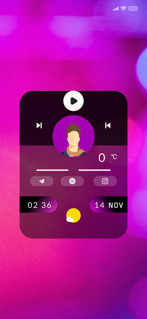 Purple Glow screenshot