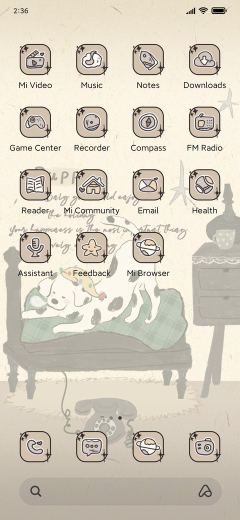 Retro otaku dog screenshot