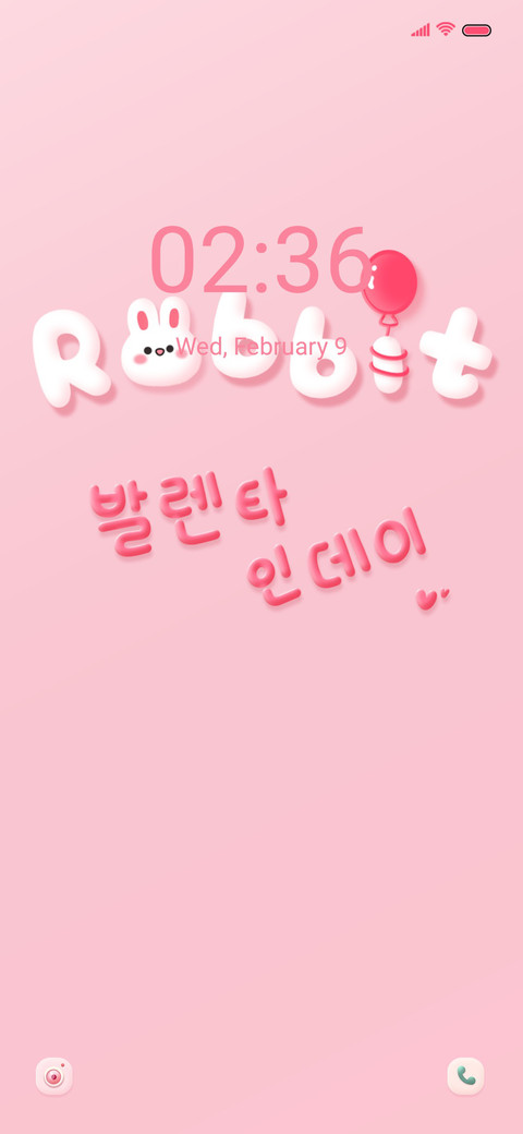 Valentine's rabbit screenshot