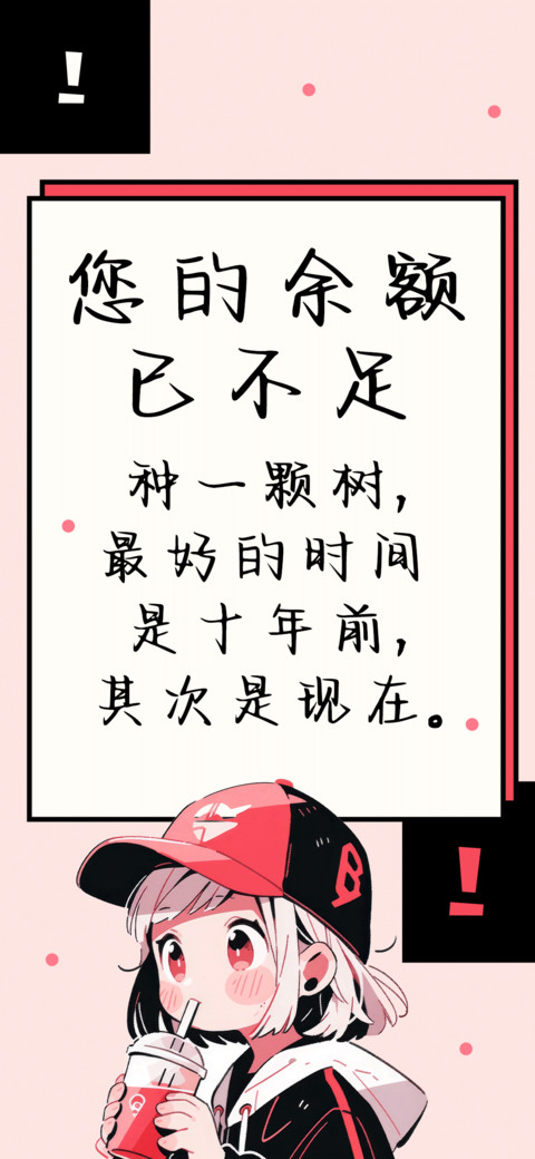 您的余额已不足 screenshot