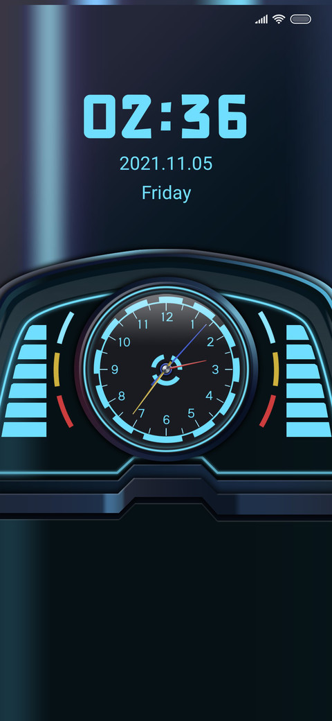 Car panel screenshot