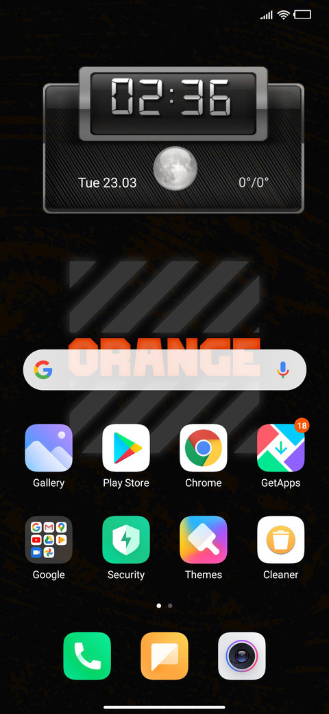 Orange UX V12 screenshot