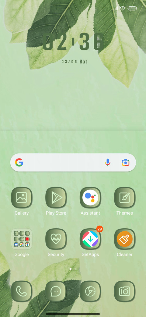 Leaves screenshot