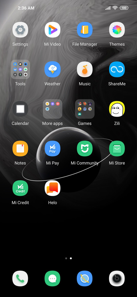 Triple space screenshot