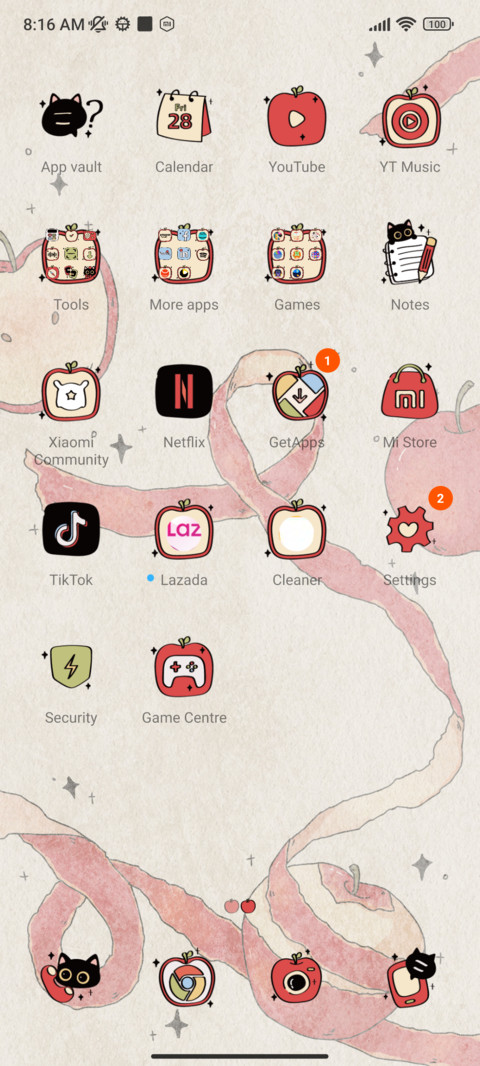 apple cat screenshot