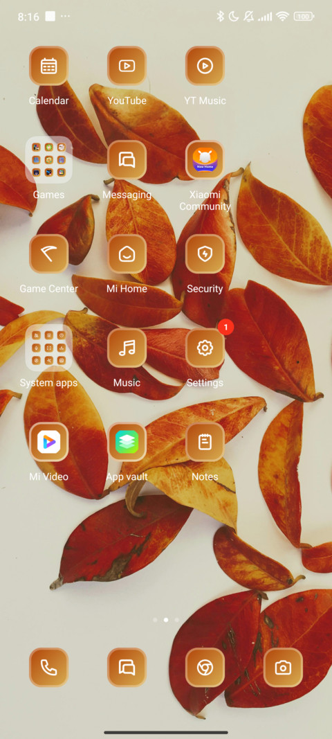 Brown Leaves screenshot
