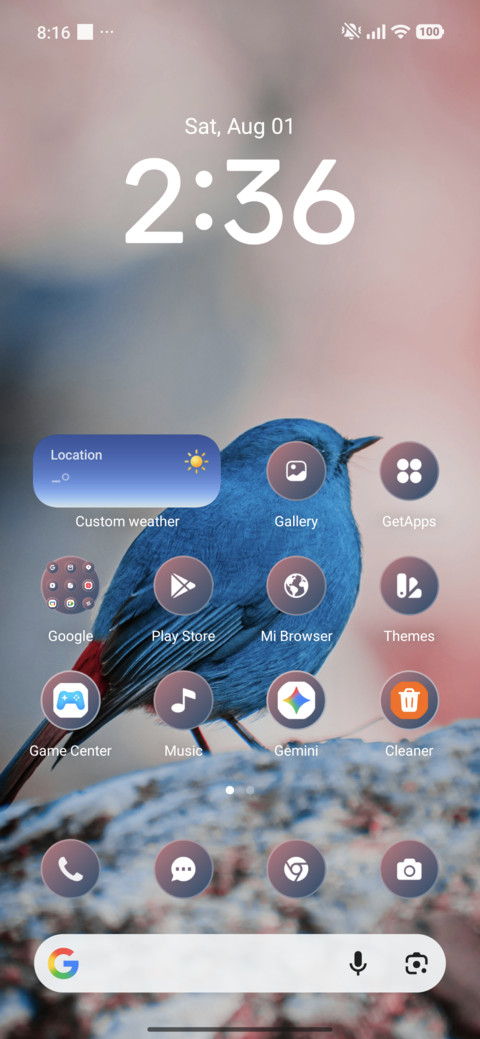 Blue Robin screenshot
