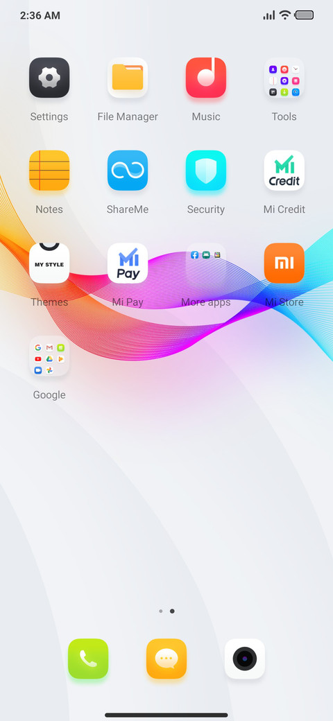 White X screenshot