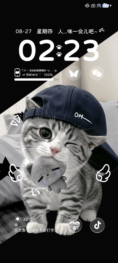 重感 可爱涂鸦小咪 screenshot
