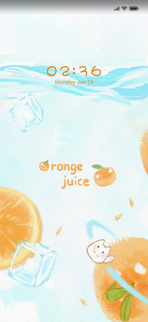 Summer orange soda screenshot