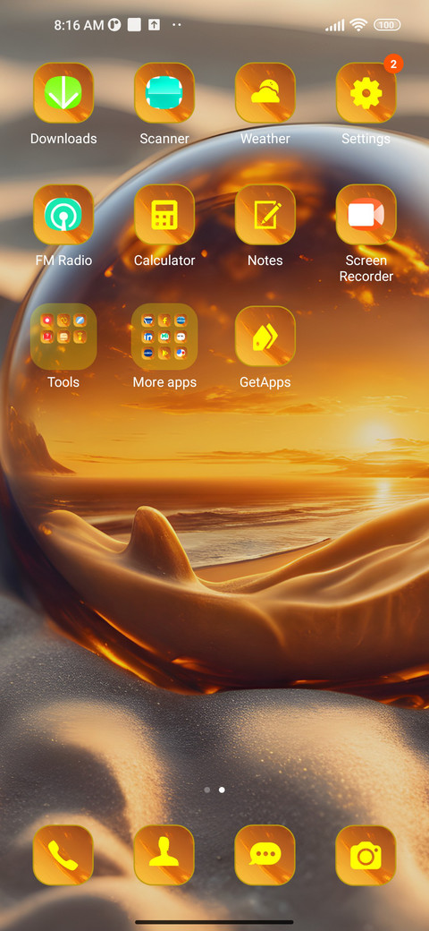 beach lens screenshot