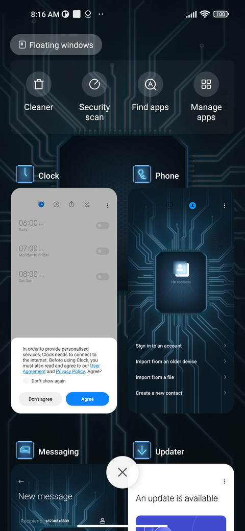 Core technology screenshot