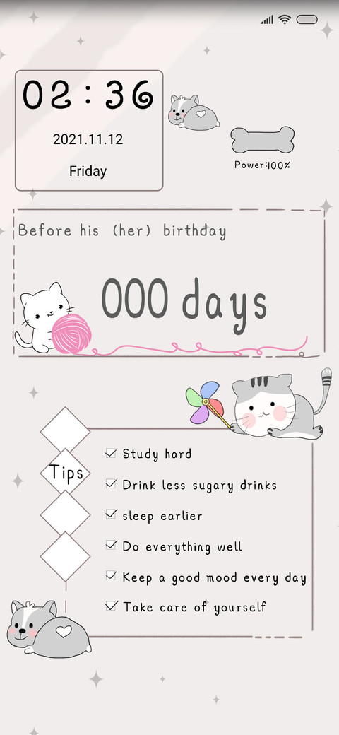 Cute cat screenshot