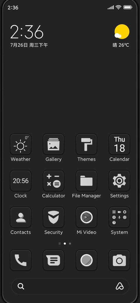 3D Grayish screenshot