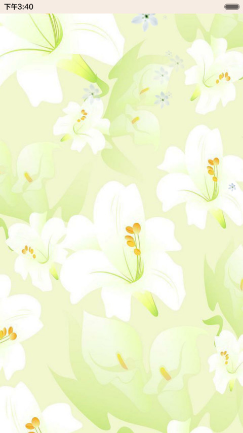 清新野百合+动态花朵 screenshot