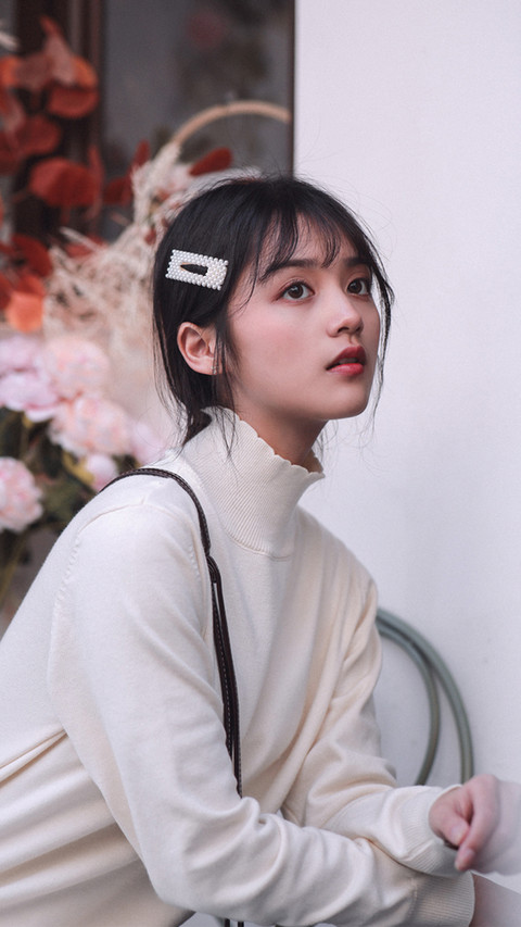 白毛衣怎么搭配 screenshot