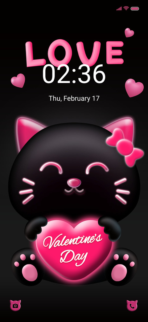 Valentine's kitten screenshot