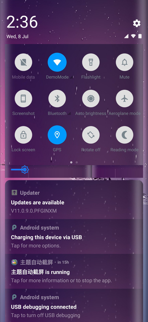 Purple Rain v12 screenshot
