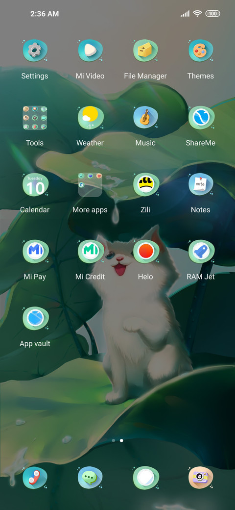 Lotus leaf meow screenshot