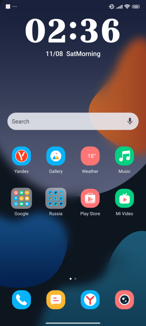 Orange Blue Dusk screenshot