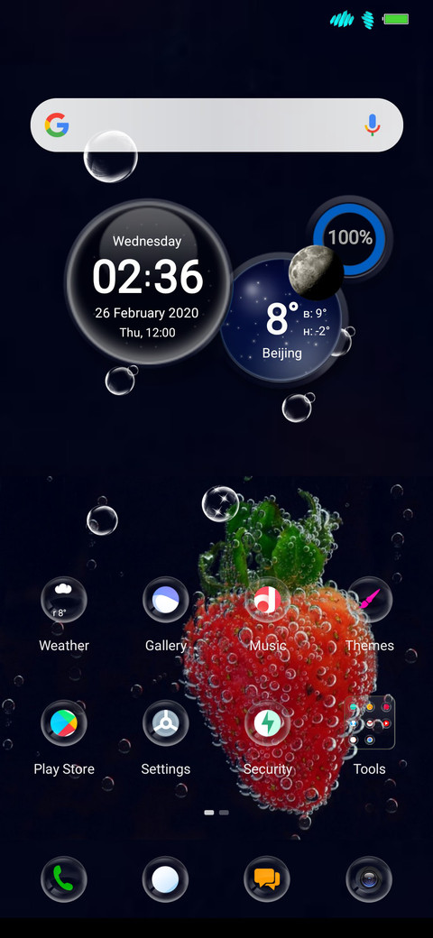 Bubbles screenshot
