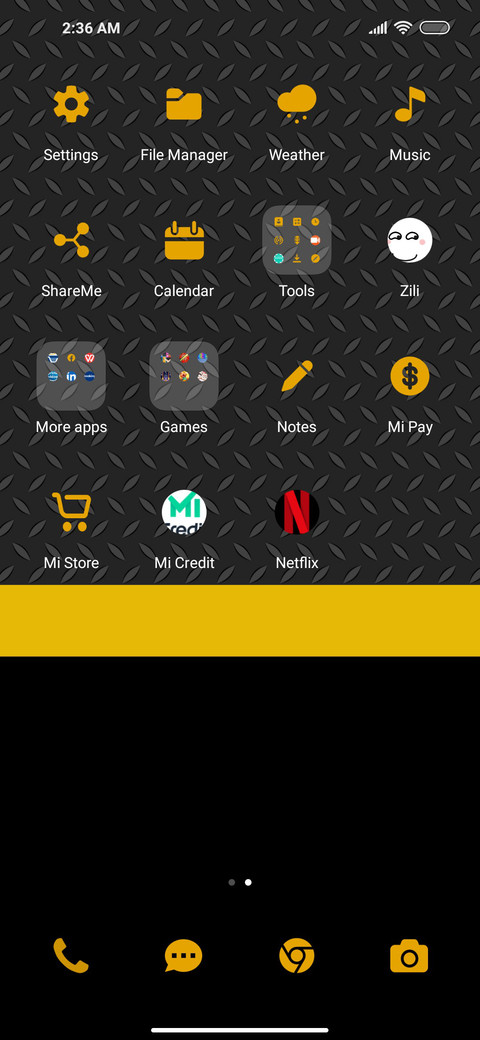 Yellow Pattern screenshot