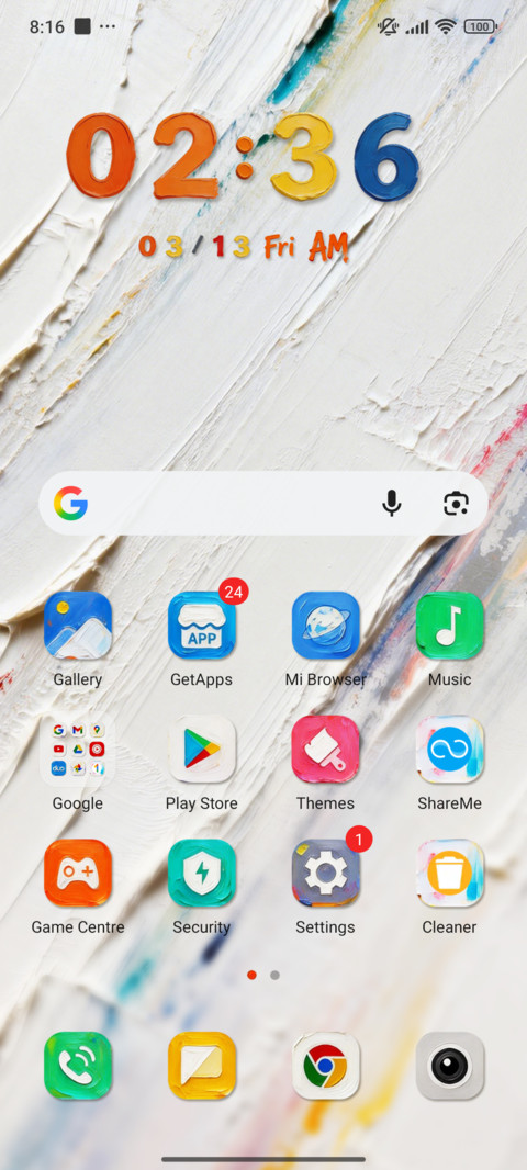 oil painting style screenshot