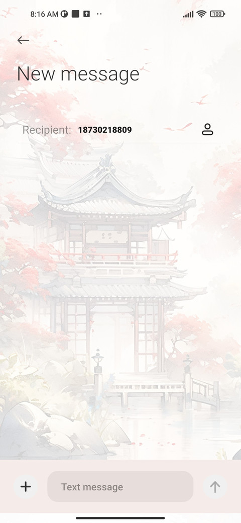 Snowflakes flowers screenshot