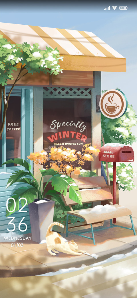 Warm Winter Cafe screenshot