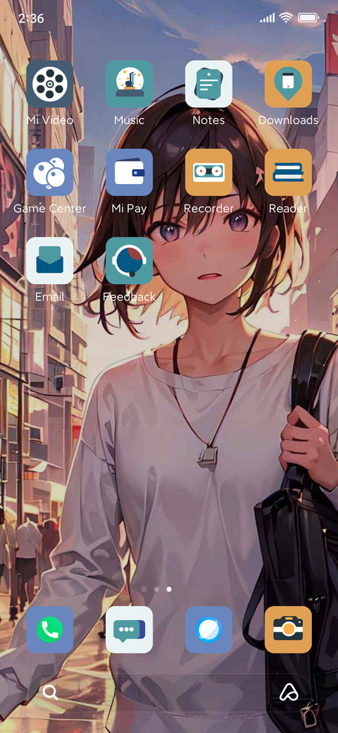 Backpack girl screenshot