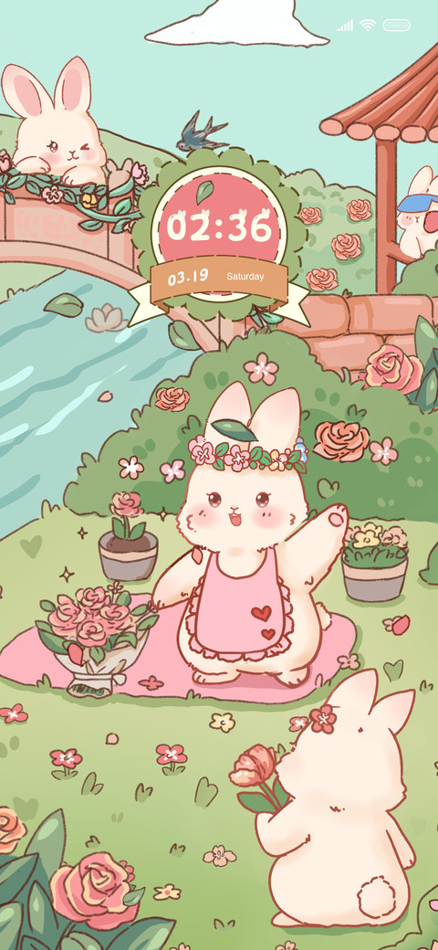 Rose Garden bunny screenshot
