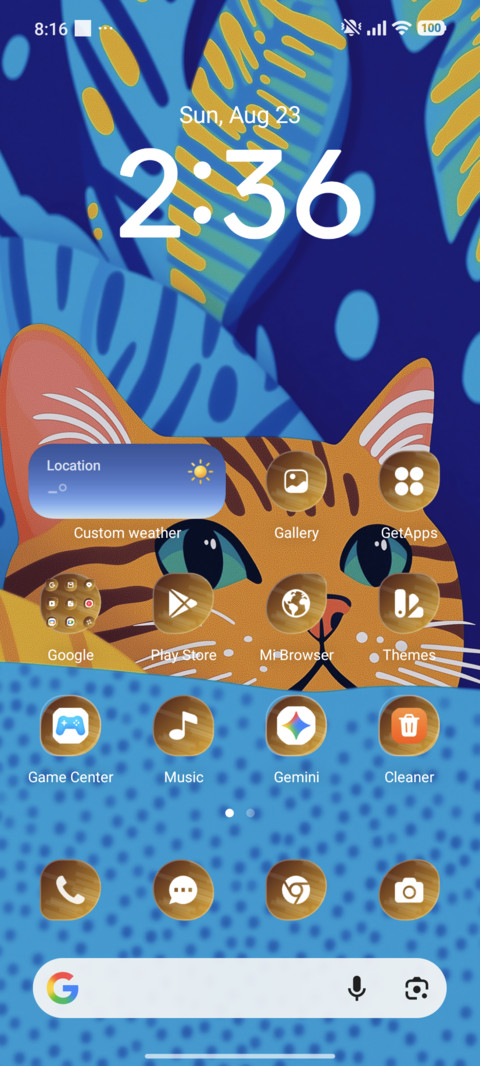 Vibrant Cat screenshot