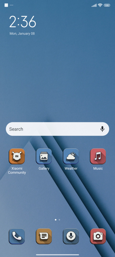 blue v15 screenshot