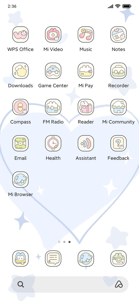 Cute ball animals screenshot
