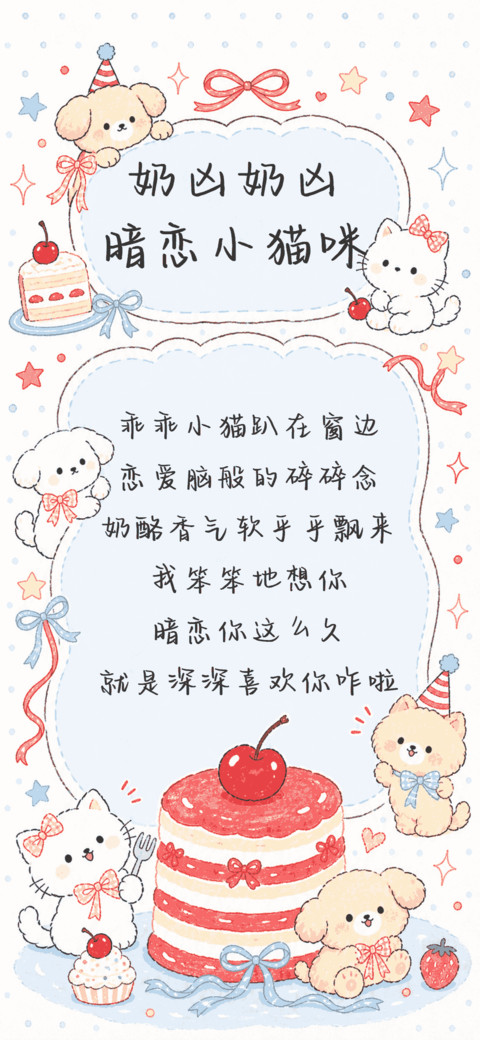 奶凶奶凶暗恋小猫咪 screenshot