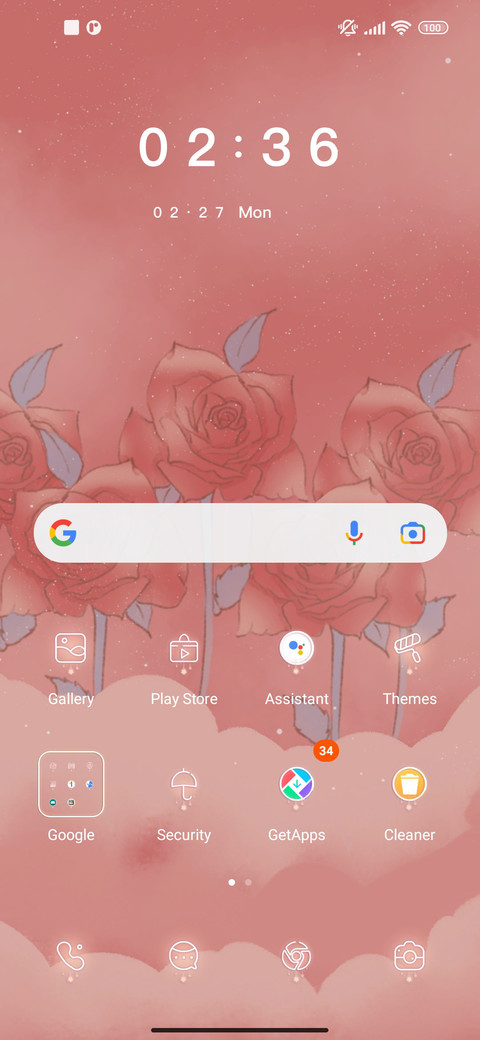 Romantic roses screenshot