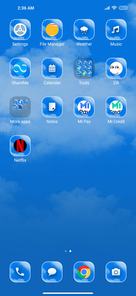 Clouds screenshot