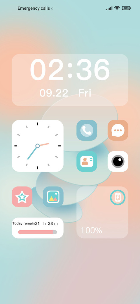 Geometric circle screenshot