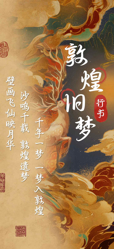 敦煌旧梦行书 screenshot