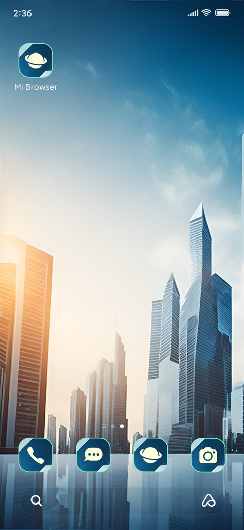 building modern screenshot